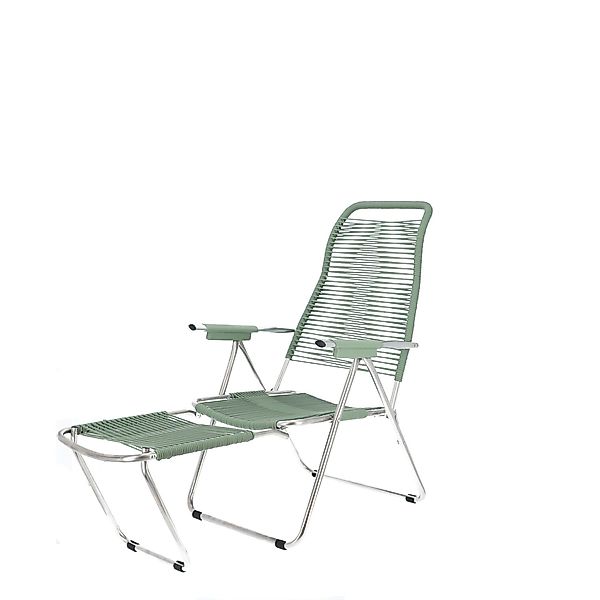 Fiam Gartensessel Spaghetti aus Aluminium, Salbei günstig online kaufen