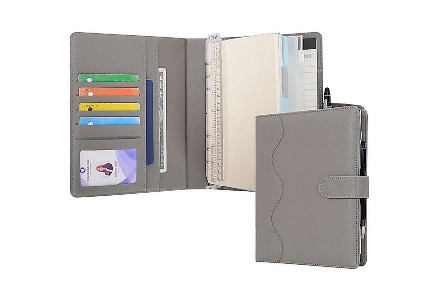 LuxusKollektion Ringbuchmappe Liniertes A5 PU Leder Nachfüllbares Tagebuch günstig online kaufen