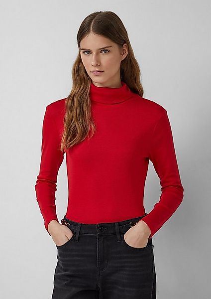 s.Oliver Langarmshirt T-Shirt Rollkragen-Langarmshirt im Slim Fit günstig online kaufen