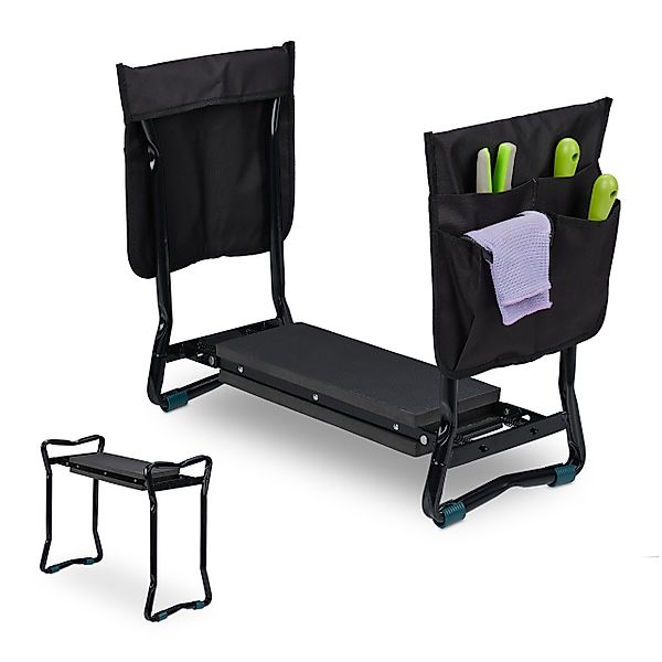 relaxdays Arbeitshocker Kniebank für Gartenarbeit günstig online kaufen