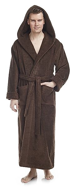 Arus Herrenbademantel Hood'n Full, 100% Baumwolle, günstig online kaufen
