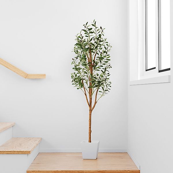 Kunstbaum Künstlicher Olivenbaum, Kunstpflanze Olivenbaum künstlich günstig online kaufen
