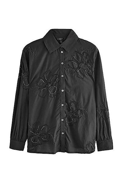 Next Langarmhemd Verzierte Bluse mit Blumen-Print und Perlchen (1-tlg) günstig online kaufen