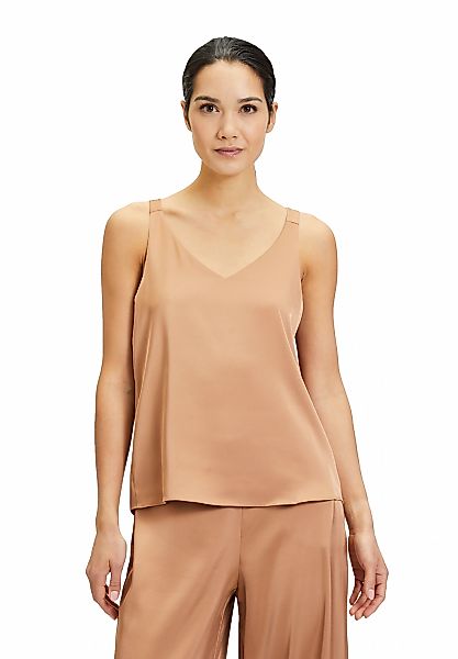 Vera Mont Satinbluse "Vera Mont Damen Satin-Bluse mit V-Ausschnitt" günstig online kaufen