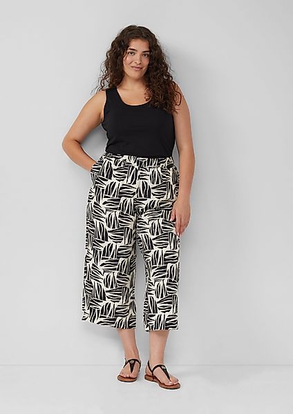 s.Oliver Stoffhose Culotte aus Viskosemix mit günstig online kaufen