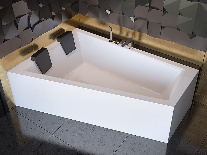 KOLMAN Badewanne Eckbadewanne Intima 170x125, (Links/Rechts), günstig online kaufen