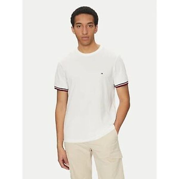 Tommy Hilfiger  T-Shirts & Poloshirts MW0MW38630 GLOBAL STRIPE-YBR WHITE günstig online kaufen