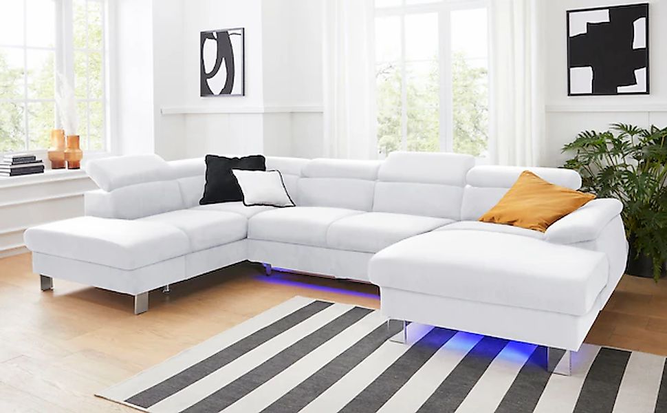 COTTA Polstergarnitur »Komaris U-Form, B: 320 bzw. 100 cm (Set: Wohnlandsch günstig online kaufen