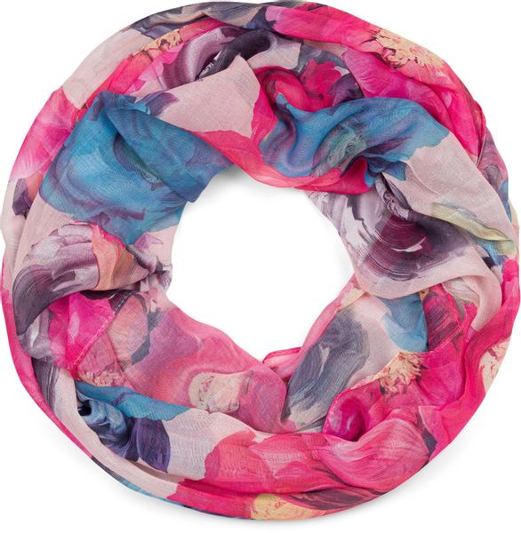 styleBREAKER Loop Loop mit Blumen Muster, günstig online kaufen