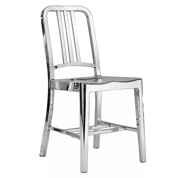 EMECO - Navy Stuhl - aluminium/handpoliert/BxHxT 39x86x50cm günstig online kaufen