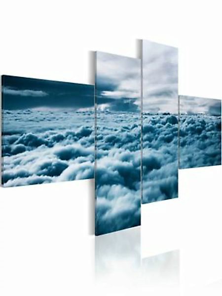 artgeist Wandbild Mit dem Kopf in den Wolken hellblau/weiß Gr. 200 x 90 günstig online kaufen