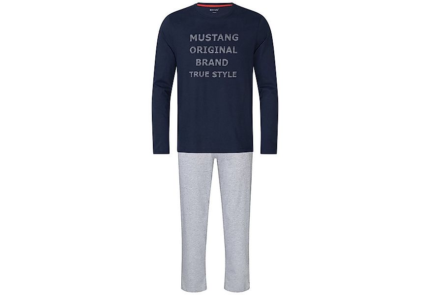 MUSTANG Schlafanzug OLE Short-Set T-Shirt Short kurze Hose Pyjama Schlafkom günstig online kaufen