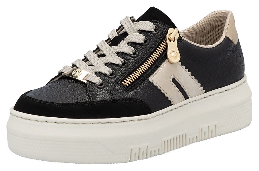 Rieker Plateausneaker, Schnürschuh, Halbschuh, Freizeitschuh mit seitlichem günstig online kaufen