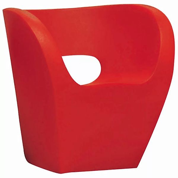 Sessel Little Albert plastikmaterial rot - Moroso - Rot günstig online kaufen