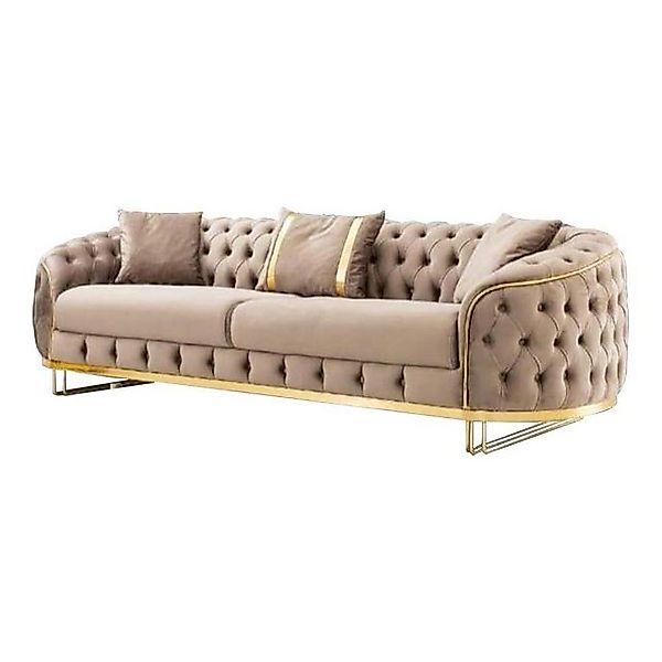 Xlmoebel 3-Sitzer Neues luxuriöses Wohnzimmer-Sofa im Chesterfield-Stil für günstig online kaufen