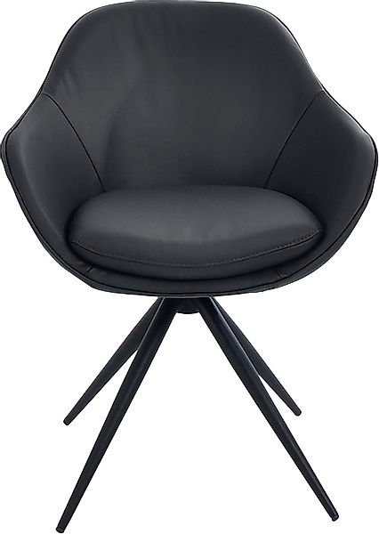 K+W Komfort & Wohnen Drehstuhl »ZOOM«, Leder Longlife BRONCO, 4-Fuß Drehstu günstig online kaufen
