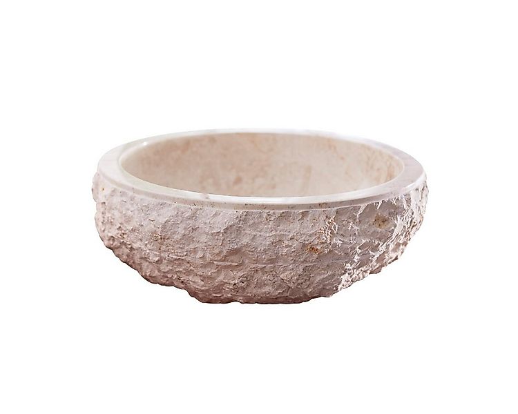 Tikamoon Waschbecken Waschbecken aus Marmor Scrula cream günstig online kaufen