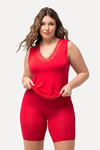 Ulla Popken Radlerhose Radler Spitzensaum Bambusqualität günstig online kaufen
