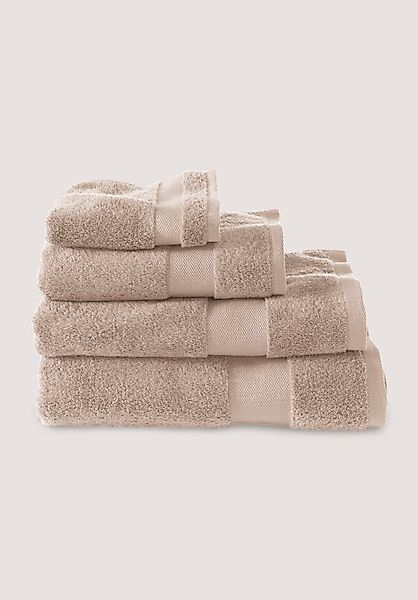 hessnatur Handtuch aus Bio-Frottee - beige - Größe 100x180 cm günstig online kaufen