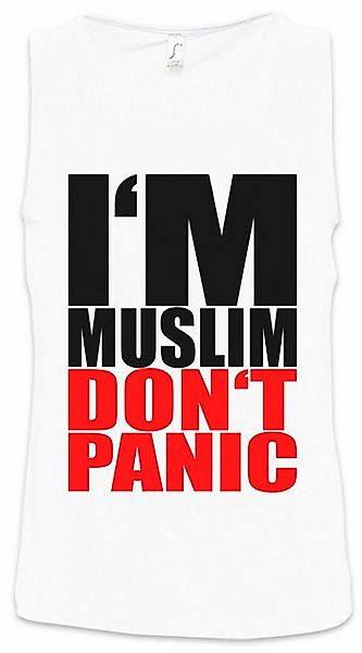 Urban Backwoods Tanktop I'm Muslim Don't Panic I Ärmelloses T-Shirt Islam M günstig online kaufen