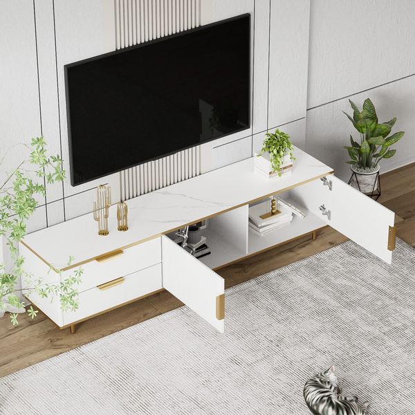 OKWISH Lowboard TV-Schrank (Fernsehtisch, TV-Board mit günstig online kaufen