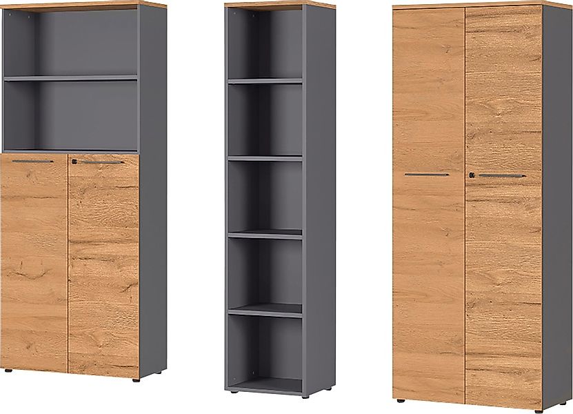 GERMANIA Büromöbel-Set "GW-Agenda" Set, 3 Stk. tlg. günstig online kaufen