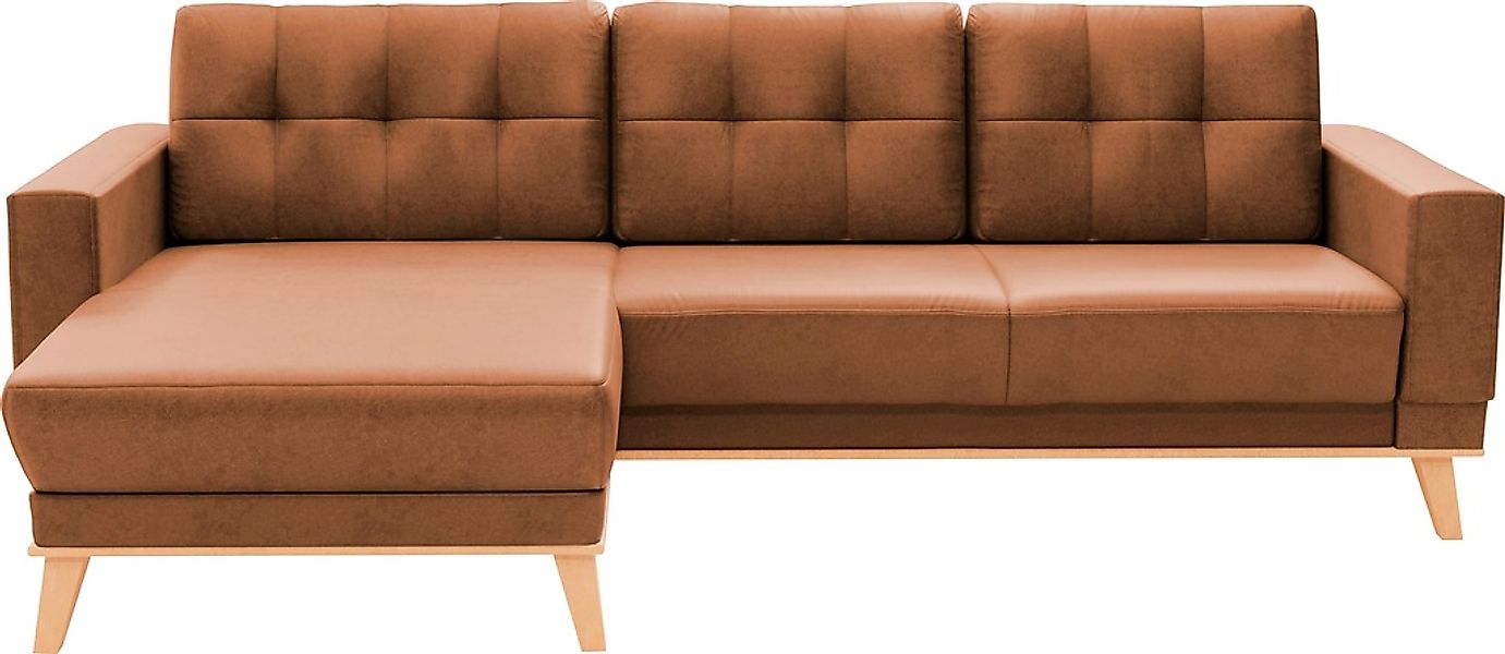 sit&more Ecksofa »Lavida L-Form« wahlweise mit Kippfunktion und Bettkasten günstig online kaufen