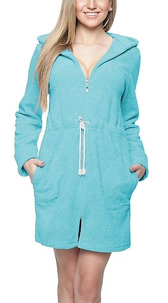 Aquarti Damenbademantel Aquarti Damen Morgenmantel Bademantel mit Kapuze un günstig online kaufen