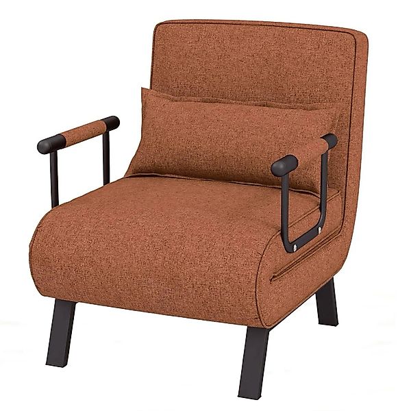 Costway 4 In 1 Schlafsessel mit Bettfunktion Bis 150 kg Kaffee günstig online kaufen