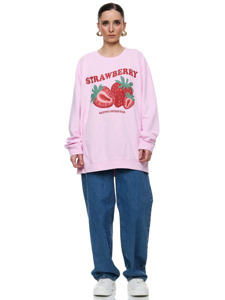 Worldclassca Sweatshirt Worldclassca Oversized Sweatshirt Print günstig online kaufen