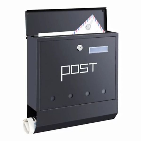 en.casa Briefkasten Binau Postkasten 34x31x10 cm Stahl in verschiedenen Far günstig online kaufen