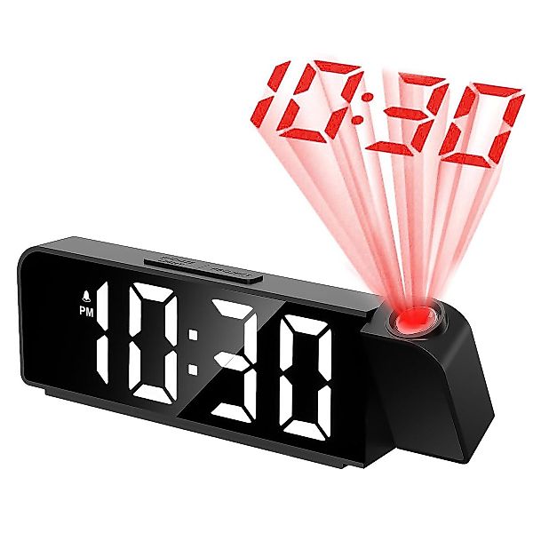Novzep Projektionswecker Projektionswecker digital mit 180° günstig online kaufen
