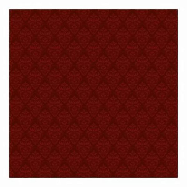 Bilderwelten Mustertapete Roter Französischer Barock rot Gr. 336 x 336 günstig online kaufen