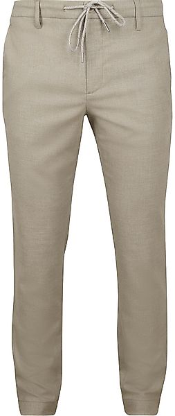 Alberto Hose Jump Flanell Herringbone Beige - Größe W 34 - L 34 günstig online kaufen