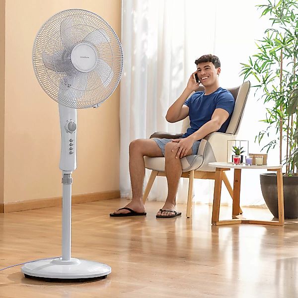 Freistehender Ventilator Innovagoods Freshinn Weiß 45 W günstig online kaufen
