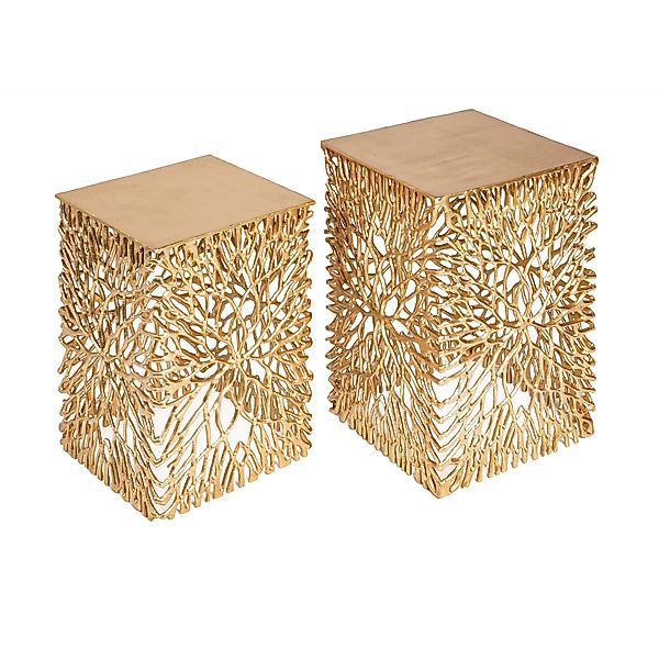 riess-ambiente Beistelltisch LEAF 30cm gold (Set, günstig online kaufen