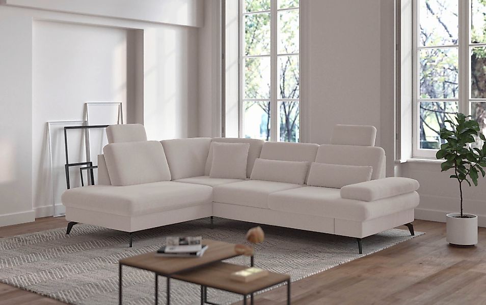 sit&more Ecksofa "Morris L-Form, inkl. Sitztiefenverstellung" wahlweise mit günstig online kaufen
