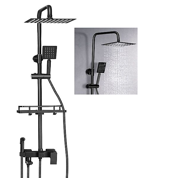 LETGOSPT Brausegarnitur Home Duschsystem Edelstahl Duschsäule, günstig online kaufen