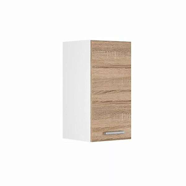 Vicco Hängeschrank Küchenhängeschrank 30 cm R-Line Weiß Sonoma günstig online kaufen