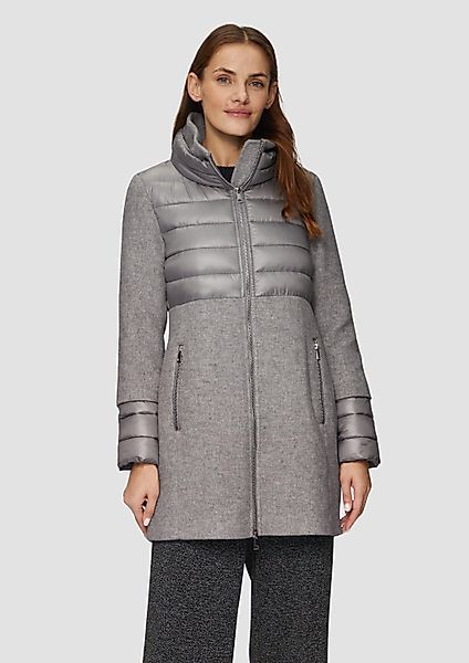 s.Oliver Wintermantel Outdoor-Mantel Mantel im Fabricmix günstig online kaufen
