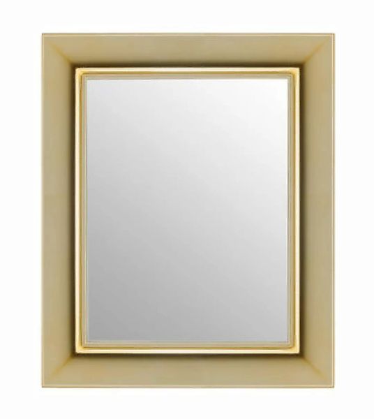 Wandspiegel François Ghost plastikmaterial gold metall / 65 x 79 cm - Karte günstig online kaufen