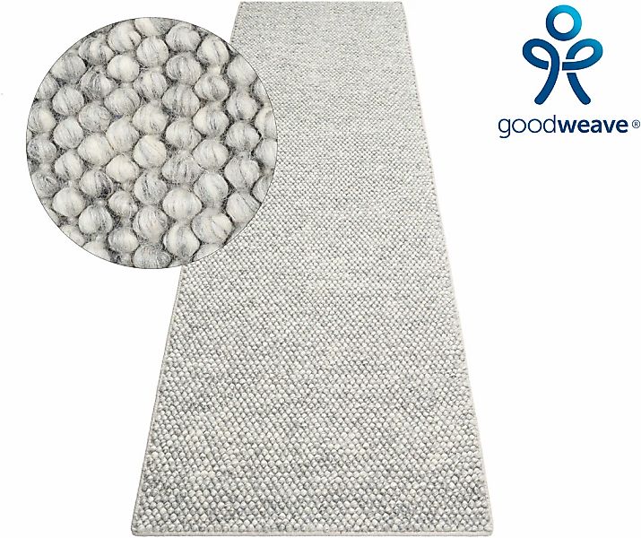 LeGer Home by Lena Gercke Läufer "Ainhoa, Wolle" rechteckig 14 mm Höhe hand günstig online kaufen