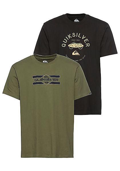 Quiksilver T-Shirt "OPEN ARROW SHORT SLEEVE TEE PACK YM", (Packung, 2 tlg., günstig online kaufen