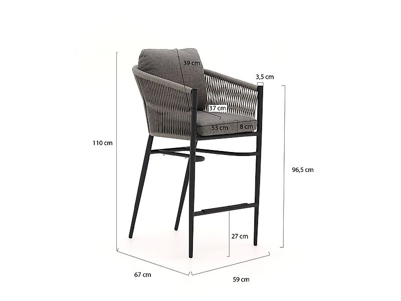Bellagio Mineo Barhocker Outdoor günstig online kaufen