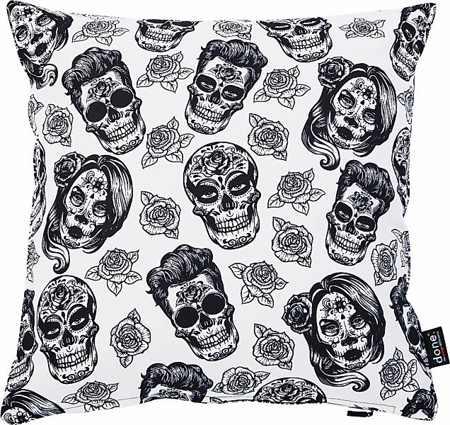 done. Dekokissen "Panama Print Skulls" Beidseitig bedruckte Kissenhüle ohne günstig online kaufen