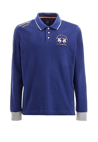 La Martina Poloshirt Poloshirt Langarmshirt mit Polokragen (1-tlg., 1) günstig online kaufen