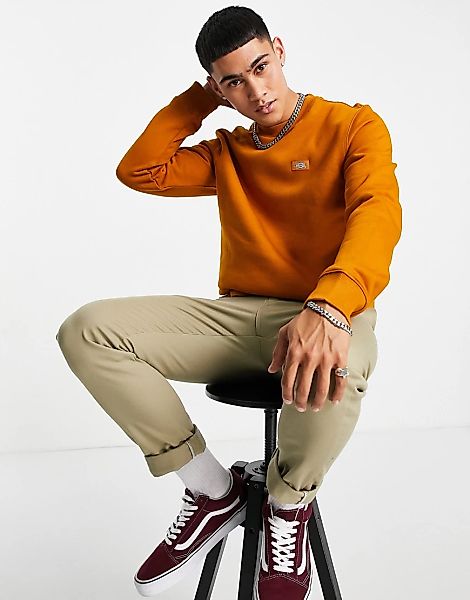 Dickies – Oakport – Sweatshirt in Rostrot-Orange günstig online kaufen