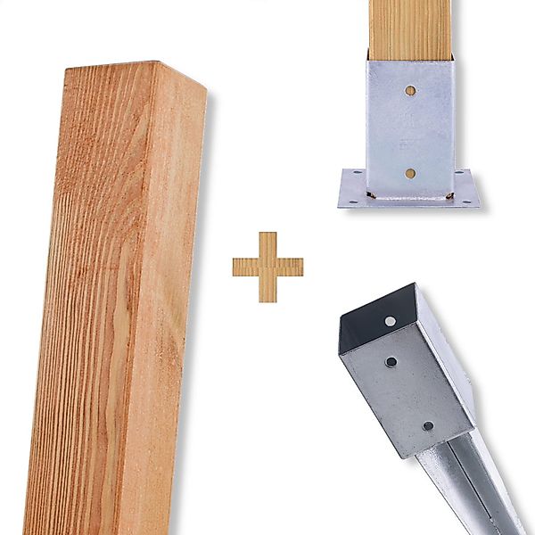 BooGardi Zaunpfosten Holzpfosten imprägniert KDI, (1-St., günstig online kaufen