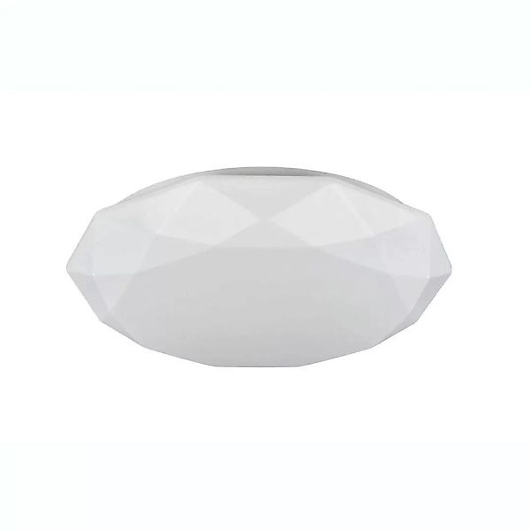 LED Deckenleuchte Crystallize in Weiß 40W 2800lm günstig online kaufen