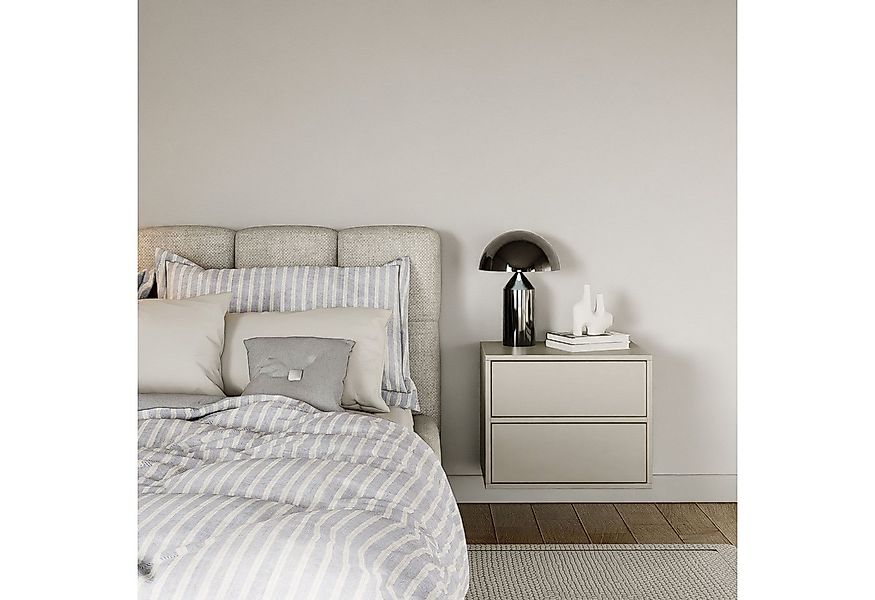 Selsey Nachttisch FRAMME, mit Schubladen, platzsparende Wandmontage, griffl günstig online kaufen